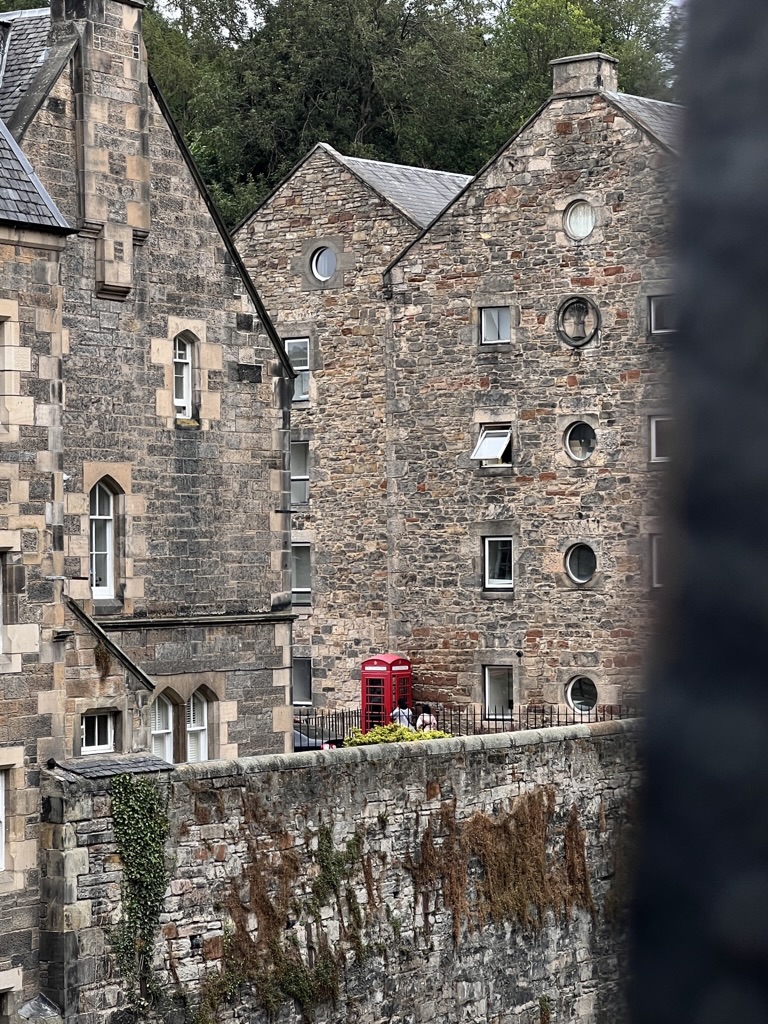 Historic stone Dean Village buildings