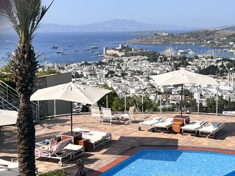 Photo of Bodrum Turkey from the restaurant at the Marmara Hotel