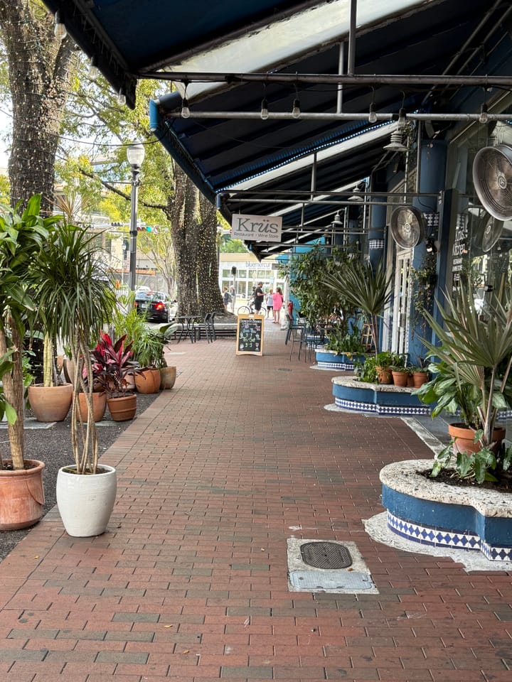 The Day I Went Off The Rails in Coconut Grove, Florida